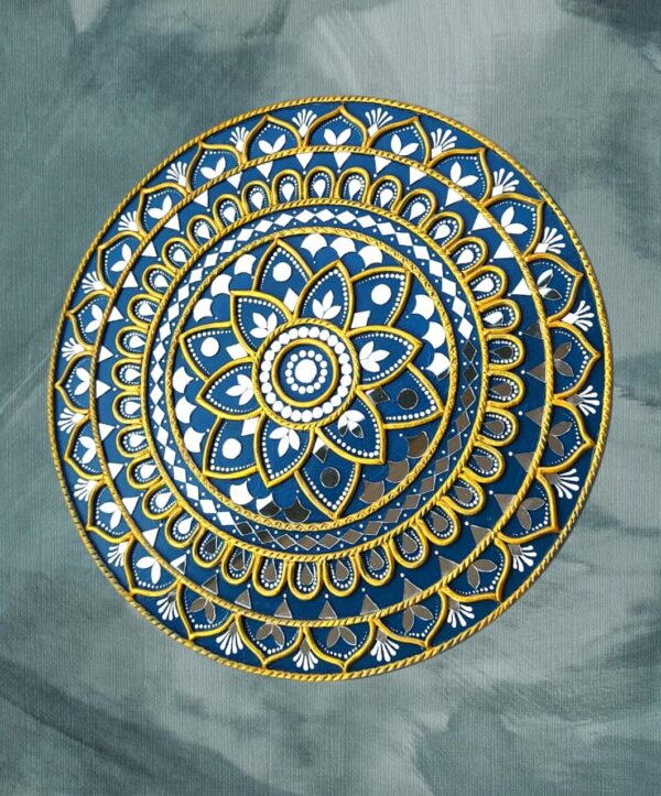 Handmade Mirror Lippan Art For Wall Decor