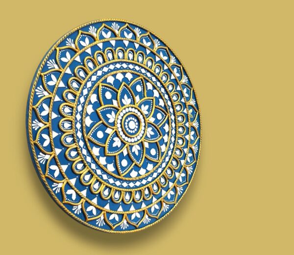 Handmade Mirror Lippan Art For Wall Decor - Image 2