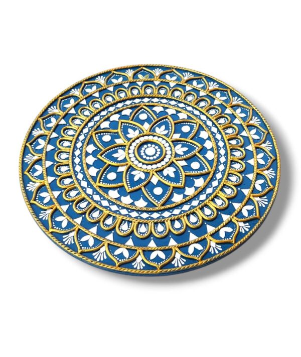 Handmade Mirror Lippan Art For Wall Decor - Image 4