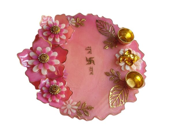 3d Resin pooja thali