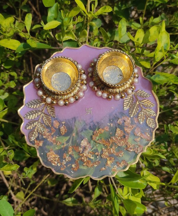 Elegant Resin Pooja Platter | Diwali Special!