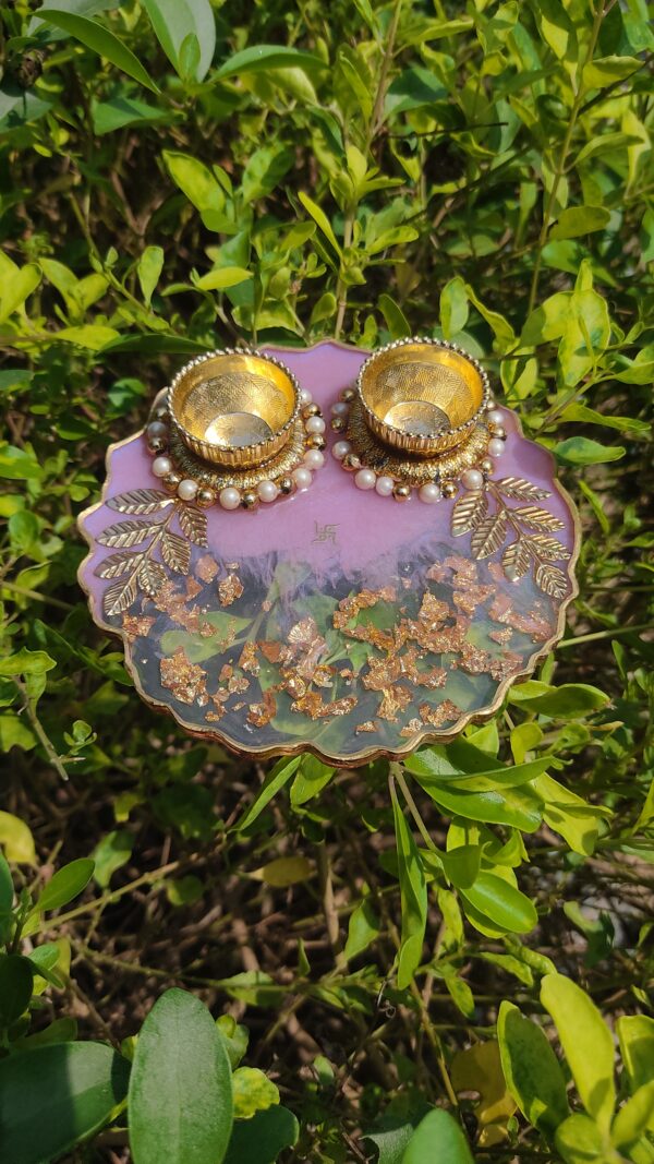 Elegant Resin Pooja Platter | Diwali Special! - Image 5