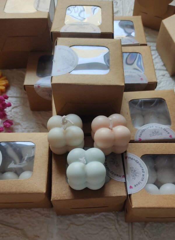 Bubble Bliss Soy Candle- (Set of 4pcs) - Image 3