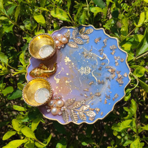 Unique Resin Pooja Platter – Perfect for Worship