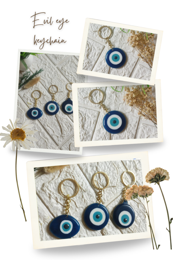 Evil Eye Resin Keychain – Protection and Style in One - Image 4