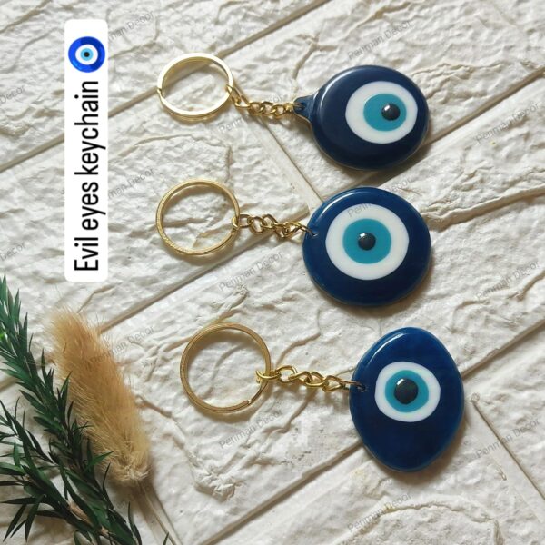 Evil Eye Resin Keychain – Protection and Style in One - Image 3