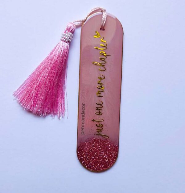 Resin Sparkle Bookmark-Medium Curved Bookmarks - Image 2