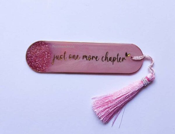 Resin Sparkle Bookmark-Medium Curved Bookmarks
