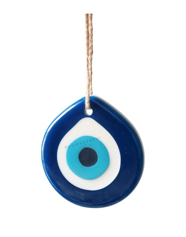 Handcrafted Resin Evil Eye Wall Hanging - Image 2
