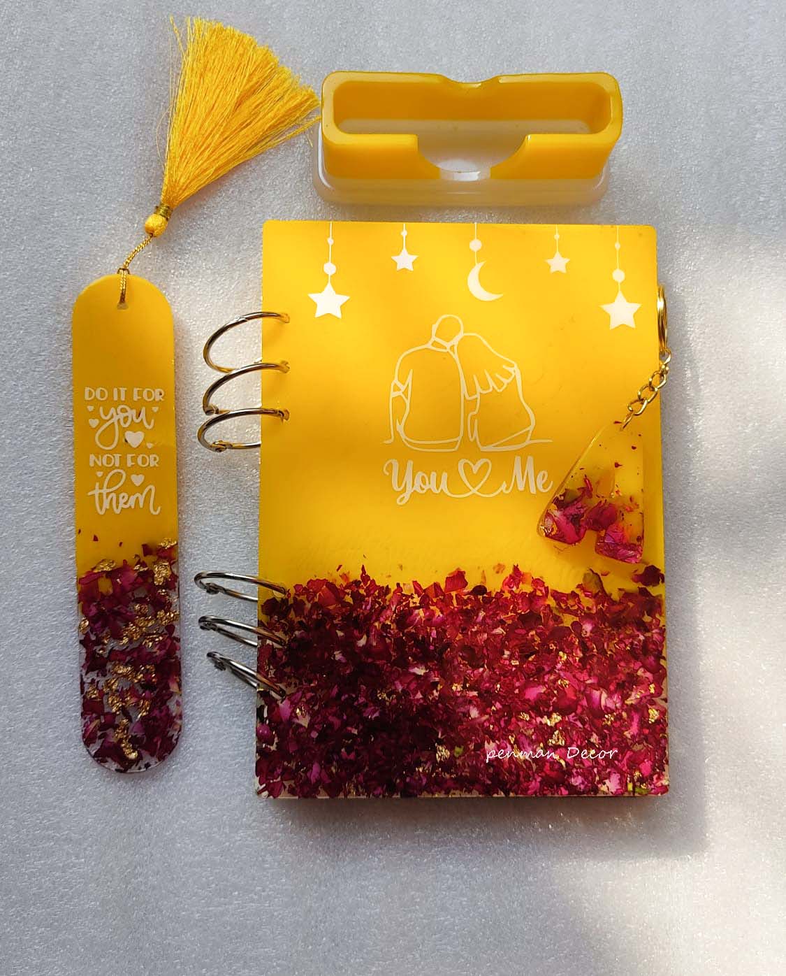 You and Me Resin Bloom Diary (A5)
