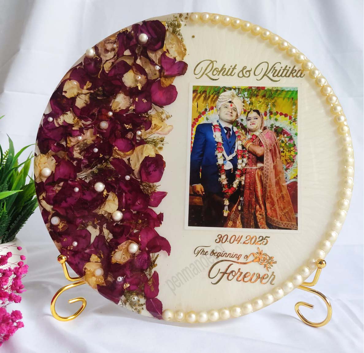 Varmala Preservation Frame – Customized Forever Keepsake