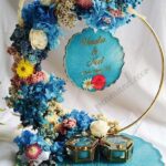 Ever After: Floral Resin Ring Display Platter