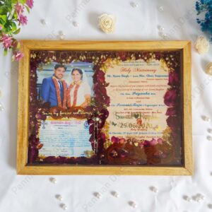 Varmala Preservation-9*12 Inches Teakwood Photo Frame
