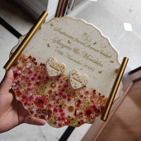 Resin Engagement Ring Platter - Image 3