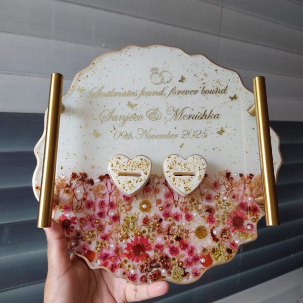 Resin Engagement Ring Platter - Image 4