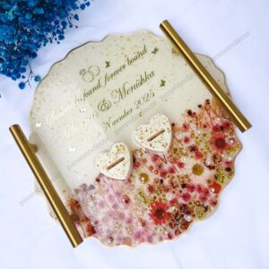 Resin Engagement Ring Platter
